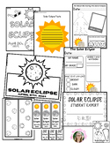 Solar Eclipse 2024 writing, games, activities, drawing Bundle