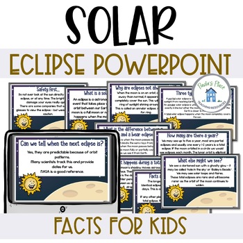 Preview of Solar Eclipse A PowerPoint of facts for Kids