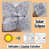 Solar Eclipse Activities Cootie Catcher Craft Kindergarten