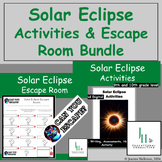 Solar Eclipse Activities & Escape Room Bundle