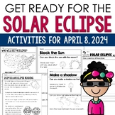 2024 Solar Eclipse Activities and Worksheets