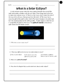 Solar Eclipse Activity Packet