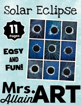 Preview of Solar Eclipse Art Activity