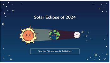 Preview of Solar Eclipse BUNDLE!  Teacher Powerpoint and Student Worksheet!  No PREP