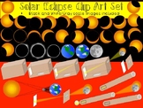 Solar Eclipse Clip Art - Solar Eclipse Phases, Diagrams, a