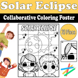Solar Eclipse Collaborative Coloring Poster | Solar Eclips