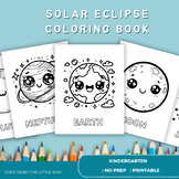 Solar Eclipse Coloring Pages ,2024 Solar Eclipse Kindergar