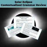 Solar Eclipse Grammar Review - Worksheets