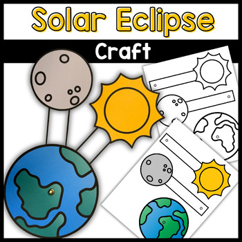 Preview of Solar Eclipse Craft | Digital Resource | Eclipse 2024