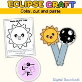 Solar Eclipse Cut and Paste Craft Activity