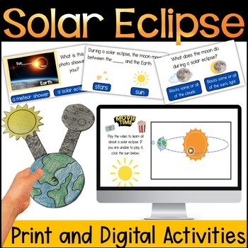 Preview of Solar Eclipse Digital and Print Activities