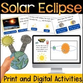 Solar Eclipse Digital and Print Activities