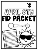 Solar Eclipse FID Packet Cover