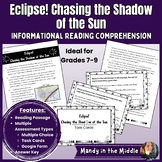 Total Eclipse | Informational Passage w/ Task Cards, Googl