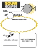 Solar Eclipse Memory Worksheet