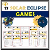 Solar Eclipse Party Games Bundle: Printable Fun with Answe