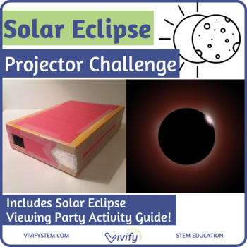 Preview of Solar Eclipse Pinhole Projector STEM Challenge + Solar Eclipse Party Guide!