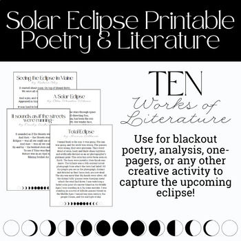 Preview of Solar Eclipse Poetry & Literature