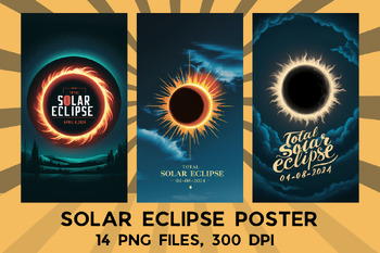 Preview of Solar Eclipse 2024 Printable Bundle