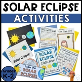 Solar Eclipse Activities and Worksheets