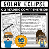 Solar Eclipse Reading Comprehension for Grades K-2 | Solar