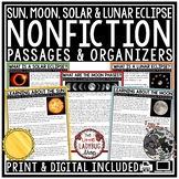 Sun Moon Phases Reading Comprehension Passages Lunar Solar
