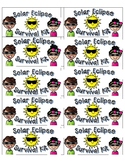 Solar Eclipse Survival Kit Labels