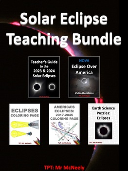 Preview of Solar Eclipse Teaching Bundle