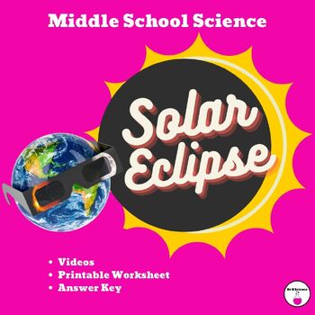 Preview of Free Solar Eclipse Worksheet