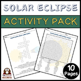 Solar Eclipse Word Search Puzzles Early Finisher Packet an