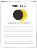 Solar Eclipse Writing