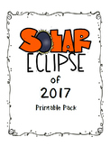Solar Eclipse of 2017 Printable Pack
