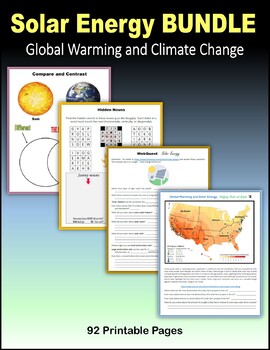Preview of Solar Energy BUNDLE (Global Warming and Climate Change)