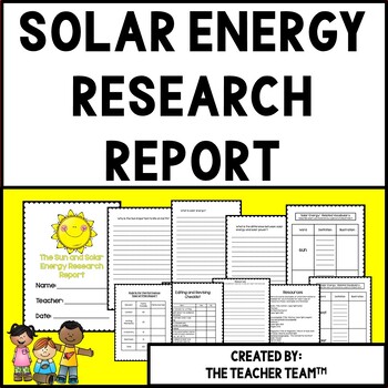Preview of Solar Energy Research Report