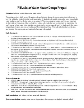 Preview of Solar Heater Design Project