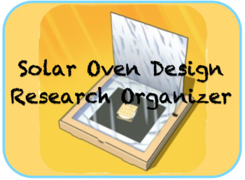 Preview of Solar Oven Design Research Organizer