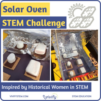 Preview of Solar Oven STEM Challenge - Women in STEM History Engineering Activity