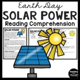 Solar Power Informational Text Reading Comprehension Works