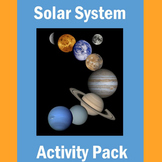 SOLAR SYSTEM AND PLANETS | Worksheets Activities 1st 2nd 3rd 4th Grade Science