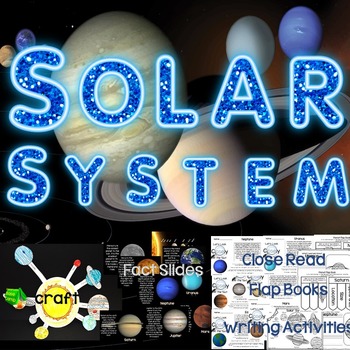 Preview of Solar System Craft, Activities, and Fact Slides