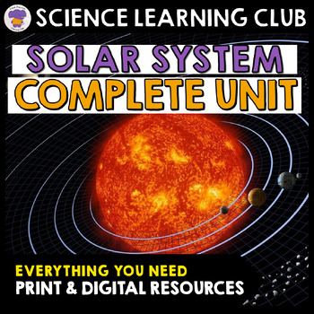 Preview of Solar System Activities Earth and Space Science Kindergarten 1st Grade Unit