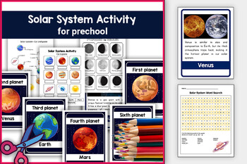 Preview of Solar System Activities for Preschoolers