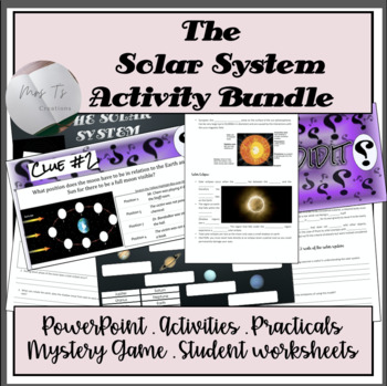 Preview of Solar System Activity Bundle