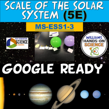 Preview of Solar System Project Activity NGSS MS-ESS1-3 ESS1.B Scale, Proportion & Quantity