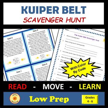 Preview of Solar System Activity The Kuiper Belt Scavenger Hunt with Easel-Ready Option