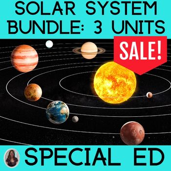 Preview of Solar System Activities BUNDLE for Special Education Planets of the Solar System