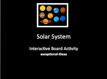 Preview of Solar System Board Activity