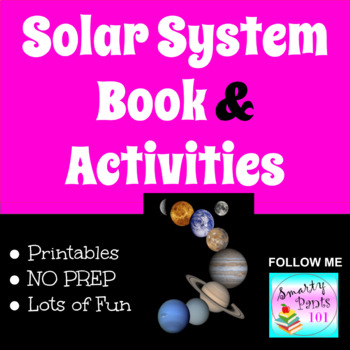 Preview of Solar System Book and Activities - Research  