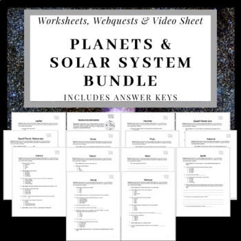 Preview of Planets & Solar System Bundle