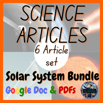 Preview of Solar System Bundle | 6 Articles Set | Science Reading/Literacy (Google Version)